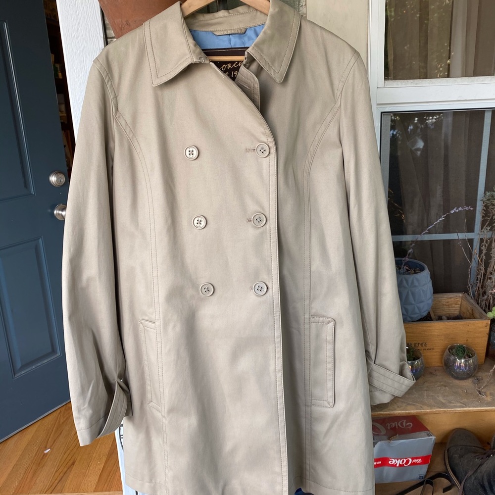 Coach light khaki Trench Coat